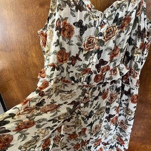 Torrid long flowing tank top floral